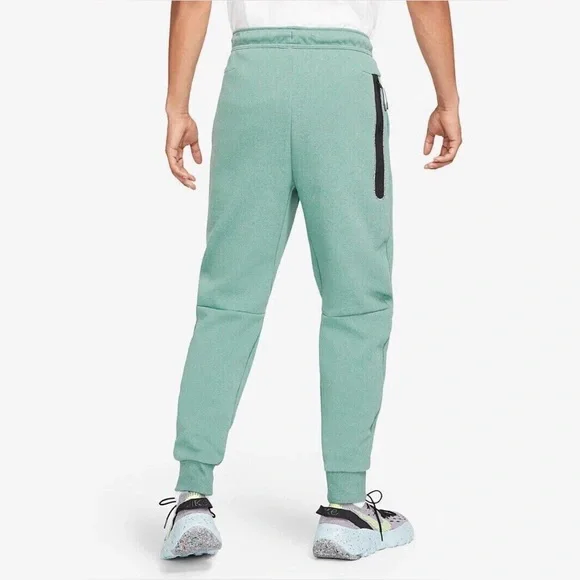 Nike Men’s Tech Fleece Taper Jogger Sweatpants Mica Green Size Medium - Picture 10 of 14